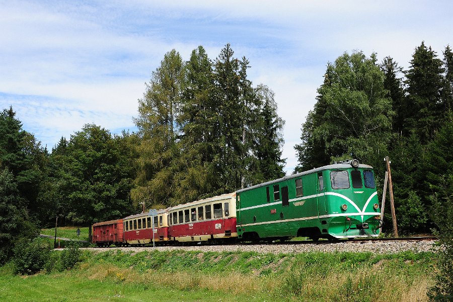 2020.08.27 JHMD T47.015 und T47.005 Jindřichův Hradec - Nová Bystřice (0)